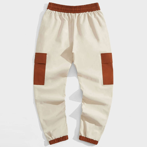 Pantalones Cargo Holgados de Estilo Urbano para Hombre, Corte Recto, Casuales, Ajustados, Transpirables, Duraderos, con Múltiples Bolsillos, Cómodos, Resistentes al Viento, 100% - Product Image 2