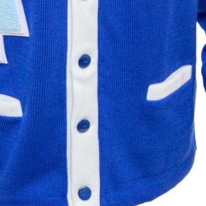 Chaqueta de Punto Personalizada con Diseño Nuevo de Jack and Jill of America 1938, Bordada con Estampado de Pata de Gallo, Artículos Universitarios Griegos - Product Image 5