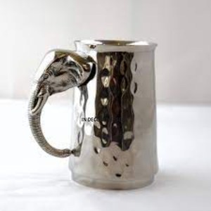 Brass Antique Finished High Standard Quality Metal Made Fancy Drinkware <b>Mugs</b> With Intricate Detailing And Durable Construction - Product Image 3