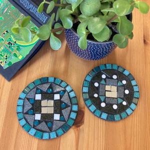 Posavasos de Mosaico Reutilizables Ecológicos de Primera Calidad para Café o Té, Protección de Cristalería, Disponible en Grandes Cantidades - Product Image 1