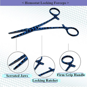 Ciseaux de serrage à bord lisse et dentelé en acier inoxydable de qualité industrielle pour électricien, 16,5 cm, instruments chirurgicaux - Product Image 4