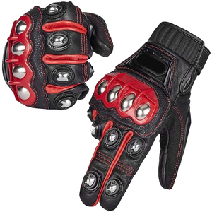 Nuevo 2023, venta al por mayor, los mejores guantes OEM con servicios de moto, guantes de carreras de cuero de alta calidad con diseño totalmente personalizado y transpirable - Product Image 1