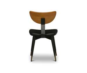 Lani Dining Chair Modern Scandinavian Design Solid Wood Non-Foldable for Indoor Outdoor Dining Home Office <b>Kitchen</b> Apartment Use - Product Image 3