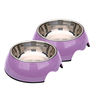 ชามและเครื่องให้อาหารสัตว์เลี้ยงทำจากสเตนเลสทรงกลมฉลากตามแบบมีสไตล์สำหรับผู้ส่งออกอินเดีย - Product Image 3