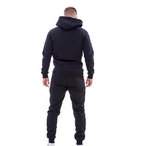 Chándal de gimnasio cómodo para hombre Conjunto de chándal de peso pesado personalizado Conjunto de Jogger y Sudadera con capucha para hombre de Pakistán al por mayor - Product Image 5