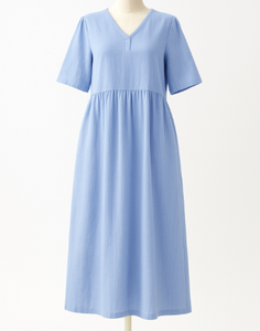 Vestido midi tejido para mujer, corte en A, OEM ODM, fabricante de ropa de Vietnam, servicio de etiquetado personalizado, servicio de abastecimiento al por mayor, transpirable - Product Image 4