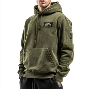 Logotipo personalizado Beige Hombres Algodón Sudaderas con capucha de gran tamaño Último producto Diseño personalizado Proveedores de Pakistán Hecho Hombre Ropa casual Sudaderas con capucha Hombres - Product Image 2