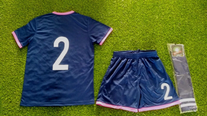 ชุดกีฬาสำหรับทุกเพศชุดเสื้อทีมฟุตบอล10ตัวและกางเกงขาสั้นออกแบบได้ตามต้องการสำหรับผู้ใหญ่ - Product Image 4
