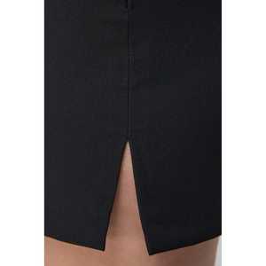 Mini-jupe à fente latérale avec ceinture - Product Image 4