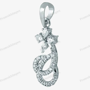 Moissanite Diamant GRA Certifié Argent Sterling Hip Hop Or Fleur Goutte Tendance Pendentif Déclaration Bijoux Au Prix De Gros - Product Image 3