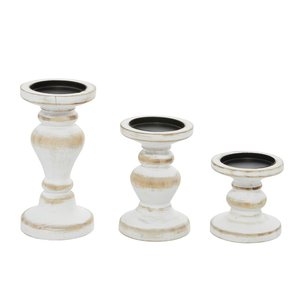 Bougeoir en bois fait main en finition naturelle avec un design élégant parfait pour la décoration de table et les cadeaux d'occasion spéciale - Product Image 6