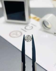 เพชรสังเคราะห์ทรงหลวม2.10-2.20กะรัต D VVS1คมชัดรอบสดใสได้รับการรับรองจาก IGI - Product Image 2