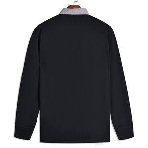 Polo de Rugby a Rayas para Hombre de Alta Calidad - Duradero, Cómodo e Ideal para Uso Casual y Estilo Deportivo - Product Image 4