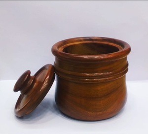 Cuencos de madera modernos simples y ecológicos de lujo para servir en el hogar, uso en Hotel, utensilios de cocina seguros y duraderos - Product Image 5