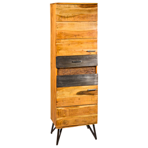Solid Mango Acacia Wood Handmade Rustic Storage <b>Sideboard</b> Indian Furniture <b>Kitchen</b> Cabinets OEM/ODM Export Quality - Product Image 3
