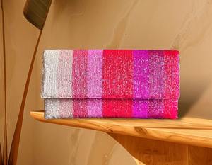 กระเป๋าคลัทช์ลูกปัดงานแฮนด์เมดสำหรับตอนเย็นกระเป๋าถือปักลายลูกปัดมีรายละเอียดเป็นเอกลักษณ์ดีไซน์แฮนด์เมดแท้ไม่เหมือนใคร - Product Image 5