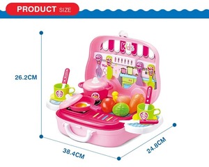 Ensemble de jeu de cuisine en plastique durable pour enfants avec ustensiles de cuisine, outils médicaux et valise de maquillage pour bébés filles et garçons de 5 à 7 ans - Product Image 5