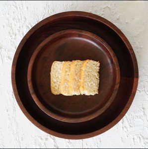 Plateau de service en bois de qualité alimentaire, plateau rustique en bois pour les trempettes, les collations, les cupcakes, la charcuterie, cadeau de pendaison de crémaillère au meilleur prix - Product Image 1