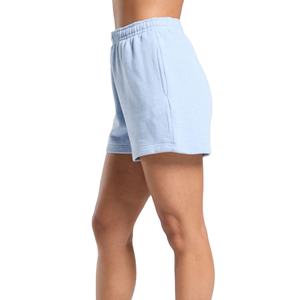 Pantalones cortos de chándal OEM de alta calidad al por mayor con logotipo personalizado, pantalones cortos de felpa franceses de algodón lisos informales para mujer, pantalones cortos de chándal en blanco para mujer - Product Image 3