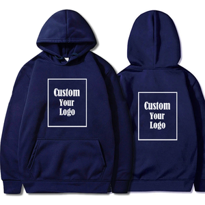 Hommes Sports Femmes Casual Hoodies Personnalisez votre logo Couleur Unie Poche À Capuche Fitness Mode Unisexe Pulls Basic Sweatshirts - Product Image 3