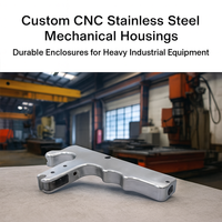 Carcasas Mecánicas de Acero Inoxidable con Mecanizado CNC y Electroerosión por Hilo, Cajas Duraderas para Equipos Industriales Pesados