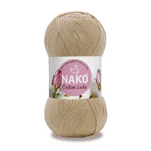 Nako ฝ้ายลักซ์97582กาแฟเส้นด้ายที่มีลวดลายนม - Product Image 1