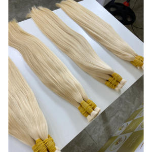 Brun blond en vrac commande personnalisée extensions de cheveux haute qualité bouclés en vrac cuticule alignée vietnamienne grand Stock meilleur vendeur - Product Image 3