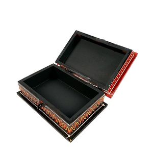 Caja de Joyería Decorativa de Madera Impresa Personalizada de Alta Calidad, Diseño Vintage, Artesanía Premium para el Hogar, Venta al Por Mayor - Product Image 2