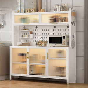 Eco-Friendly Wooden Fireproof Modular Multi-Layered Modern Classic <b>Kitchen</b> <b>Sideboard</b> Floor-Standing Integrated <b>Cabinets</b> Online - Product Image 5