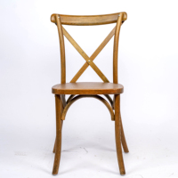 Vente en gros de restaurant chaise de mariage moderne à dossier croisé chaise de salle à manger d'événements chaise d'hôtel X à louer