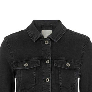 Chaqueta de mezclilla para mujer de tamaño de logotipo personalizado más vendida en 2024/chaquetas de mezclilla para mujer de precio barato de nueva moda - Product Image 4