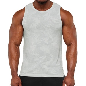 Camiseta sin mangas ajustada con estampado de camuflaje personalizado para hombre, material grueso, elástico en cuatro direcciones, ropa deportiva. - Product Image 6