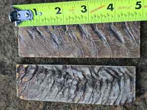 Venta al por mayor 100% calidad mejor Premium ecológico ágata Natural pulido cuchillo escala Ángel estilo oveja cuerno placa artesanías naturales - Product Image 3