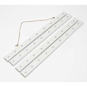 Tiras Magnéticas Blancas de Plástico para Pósteres de 70 cm, Par para Colgar en la Pared - Product Image 5