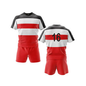 2024 uniformes de rugby personalizados de alta calidad profesional Premium conjunto de diseño último estilo transpirable ropa de equipo - Product Image 2