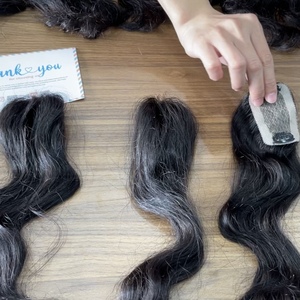 TOP 3 High Quality Remy Hair Extensions Natural Color Water Wave Style <b>Tangle</b>-Free Skin Weft Raw Material Best Human Weft Hair - Product Image 6