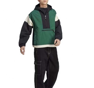 Chaqueta Cortavientos Personalizada OEM con Cuello Alto, Logotipo Frontal, Cierre de Cremallera 14, para Hombre, para Exteriores - Product Image 6