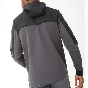 Chaqueta de Correr Impermeable Personalizada 100% Poliéster para Hombre, Cortavientos, con Cremallera, Transpirable, con Capucha, para Lluvia, Talla Grande - Product Image 3