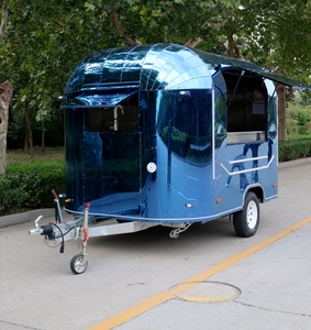 <strong>Ice</strong> <strong>Cream</strong> Tailer Coffee Cart Mobile Concession Food Cart <strong>Trailer</strong> with Coffee Machine Catering Truck for <strong>Cream</strong> Snacks Hot Dogs - Product Image 2