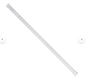 Bastone per tende dritto bianco estensibile da 135 a 235 cm. (GSC 404000006) - Product Image 2