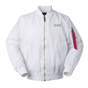 Chaqueta Bomber Clásica para Hombre con Cuello Alto y Logotipo Frontal, Transpirable y Ecológica para Invierno y Uso Diario - Product Image 1