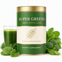 OEM ODM Poudre Super Greens pour Adultes, Suppléments de Légumes Verts Sans Sucre, Riches en Nutriments, Superaliment Prébiotique, Fibres Alimentaires, Sans Gluten