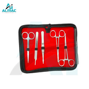 Nuevo kit completo de práctica de sutura con almohadillas de sutura de silicona, kit de entrenamiento de herramientas de sutura para entrenamiento médico instrumento médico - Product Image 1