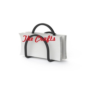 ที่ใส่ผ้าเช็ดปากตกแต่งโลหะและไม้สีทอง - Product Image 3
