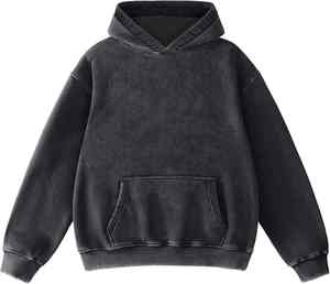 Sudadera con Capucha Estampada con Logotipo Personalizado SIN Pedido Mínimo, Sudadera de Felpa Gruesa 100% Algodón para Ropa Urbana - Product Image 1