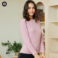 Luck panther Custom Frauen Solid Sweater Langarm Top Damen Casual Sweatshirt Gestrickt Damen Rundhals Pullover Pullover