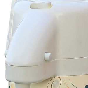 กระติกน้ำร้อนลายคลื่น1ลิตรกระติกน้ำเก็บความร้อนพลาสติกผนังสองชั้นเครื่องดื่มร้อนเย็นสะดวกปั๊มตั้งแคมป์ - Product Image 4