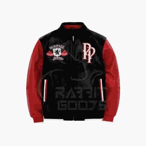 Chaqueta universitaria para hombre superventas, logotipo de Color personalizado, cuello levantado, estilo callejero para ropa de moda de invierno, venta al por mayor - Product Image 6
