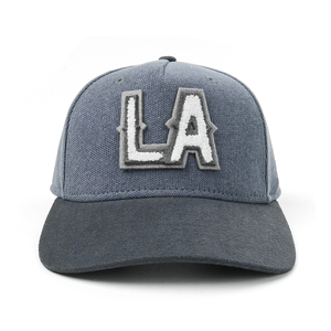 Gorra de béisbol ajustable de 5 paneles de algodón con borde curvo con logotipo bordado en 3D - Product Image 2