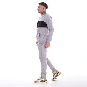 Ensemble de survêtement décontracté imprimé pour homme, écologique, streetwear, jogging d'hiver, 100% coton, léger, personnalisable, service OEM - Product Image 3